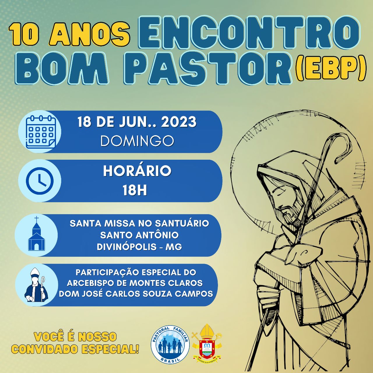 Diocese celebrará 10 anos do Encontro Bom Pastor em Divinópolis