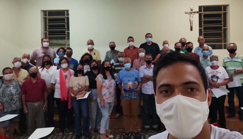 Foto de Ministros da Palavra da cidade de Cláudio participaram de um dia de formação