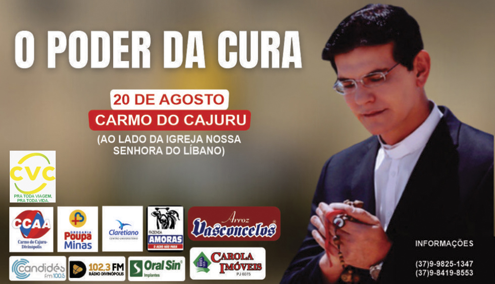 Foto de Momento de Espiritualidade com Padre Reginaldo Manzotti será realizado em Carmo do Cajuru