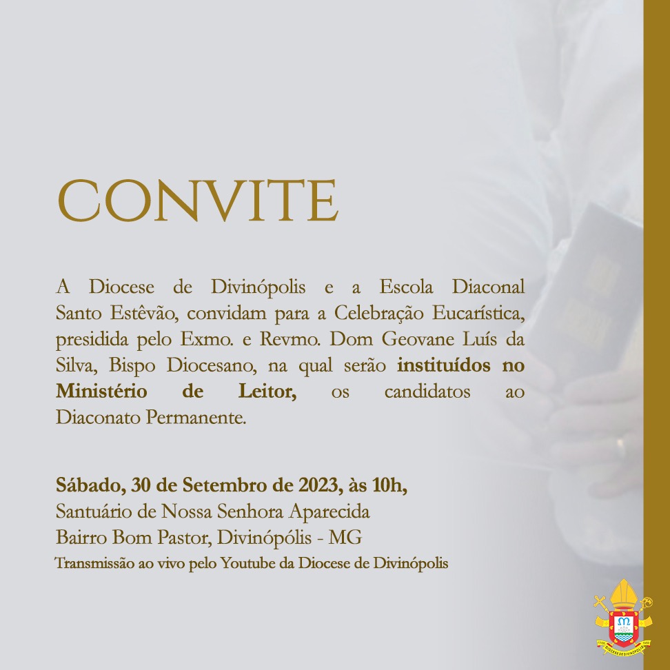 Foto de Candidatos ao Diaconato Permanente receberão ministério de Leitor