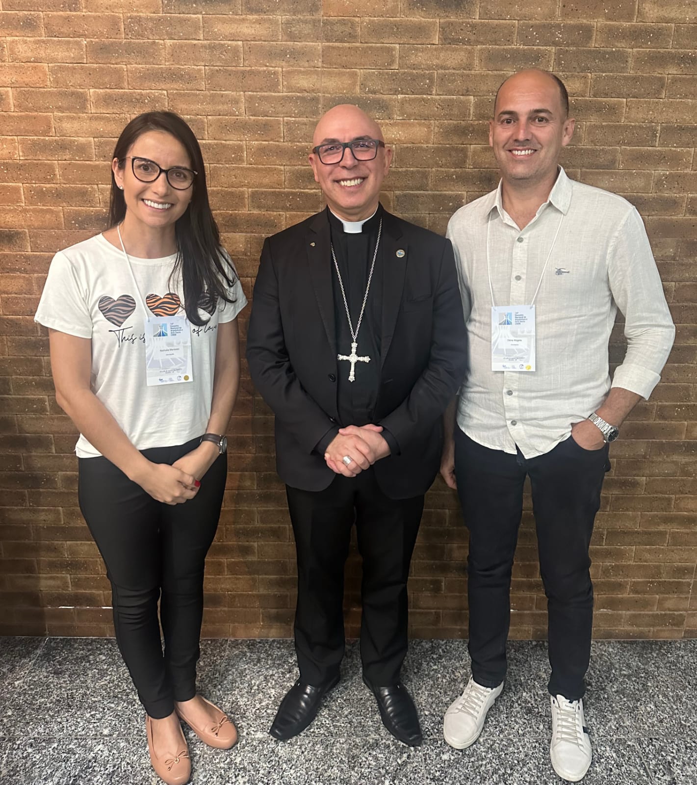 Foto de Nathália e Dênis participam de Encontro Nacional de Arquitetura e Arte Sacra