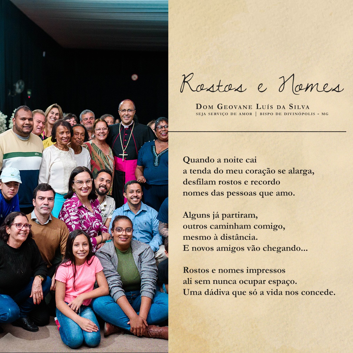 Foto de Rostos e Nomes | Dom Geovane Luís