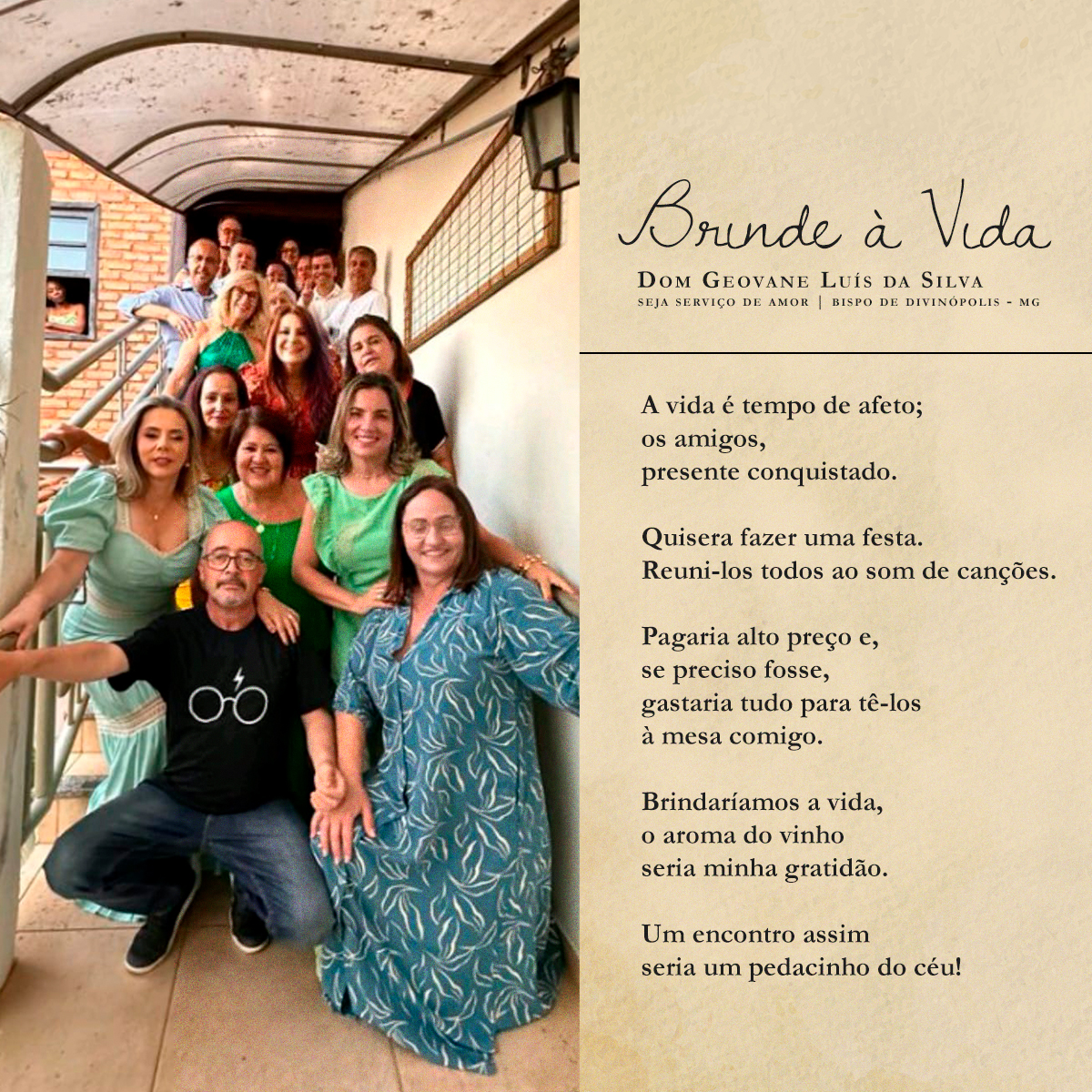 Foto de Brinde à Vida | Dom Geovane Luís