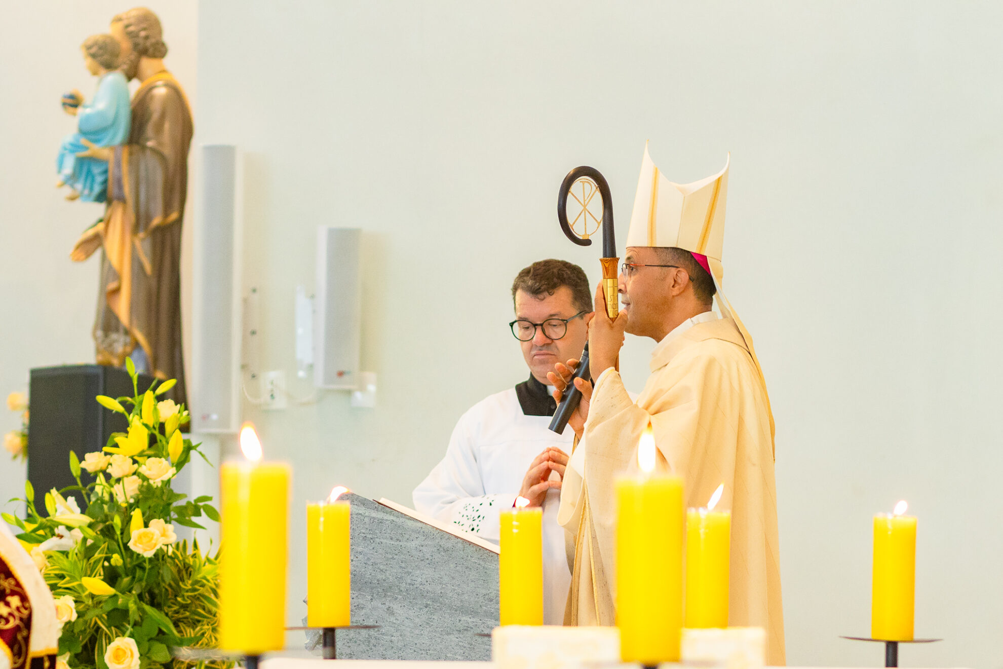 Foto de Homilia de Dom Geovane Luís na Ordenação Presbiteral do Diácono Bruno Henrique de Moura Silva