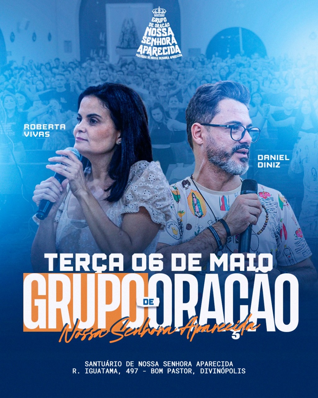 Notícia: Grupo de Oração Nossa Senhora Aparecida recebe convidados no dia 06
