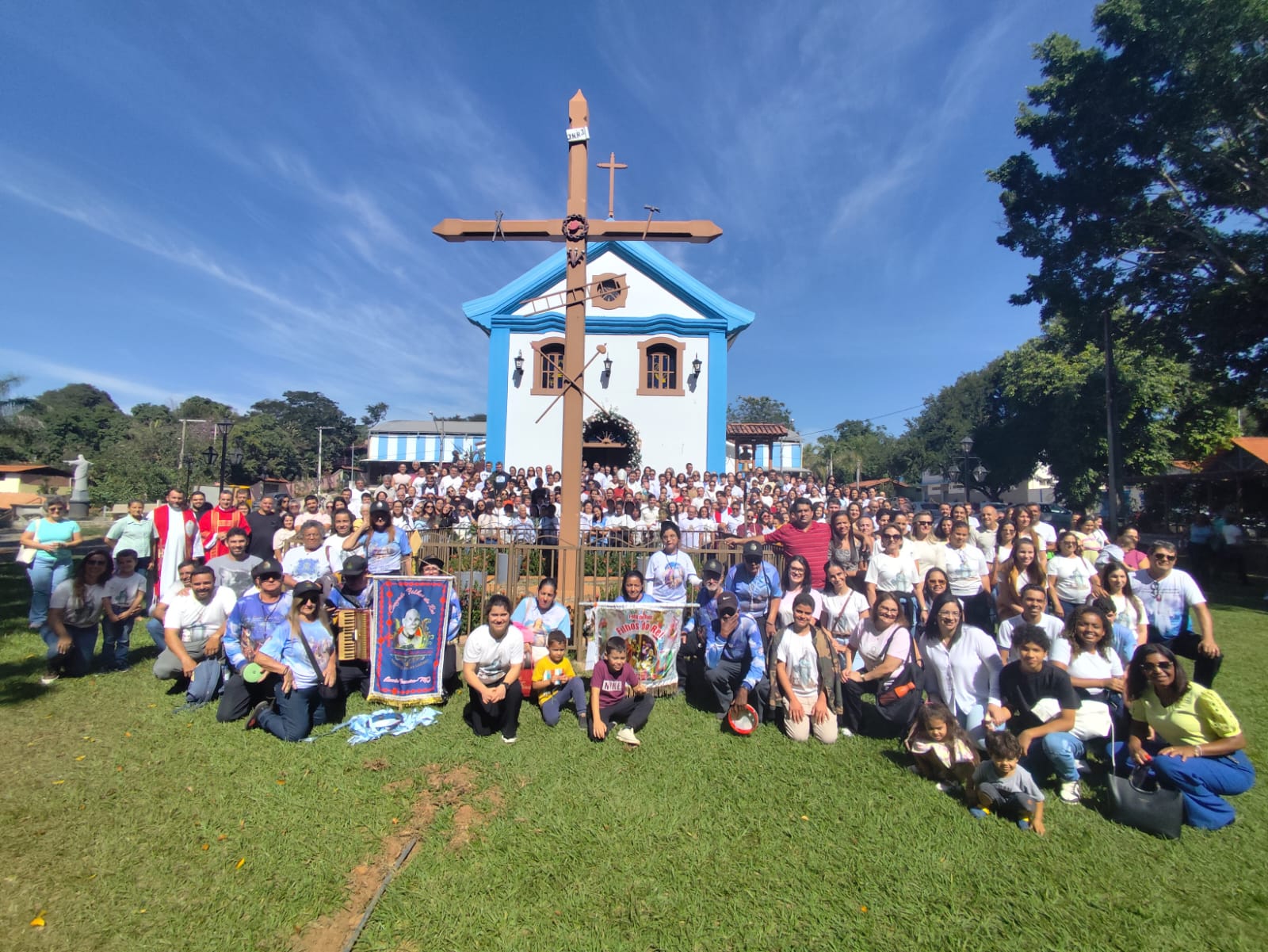 Notícia: Romaria da Fé reúne dezenas de peregrinos em Conceição do Pará no domingo de Pentecostes