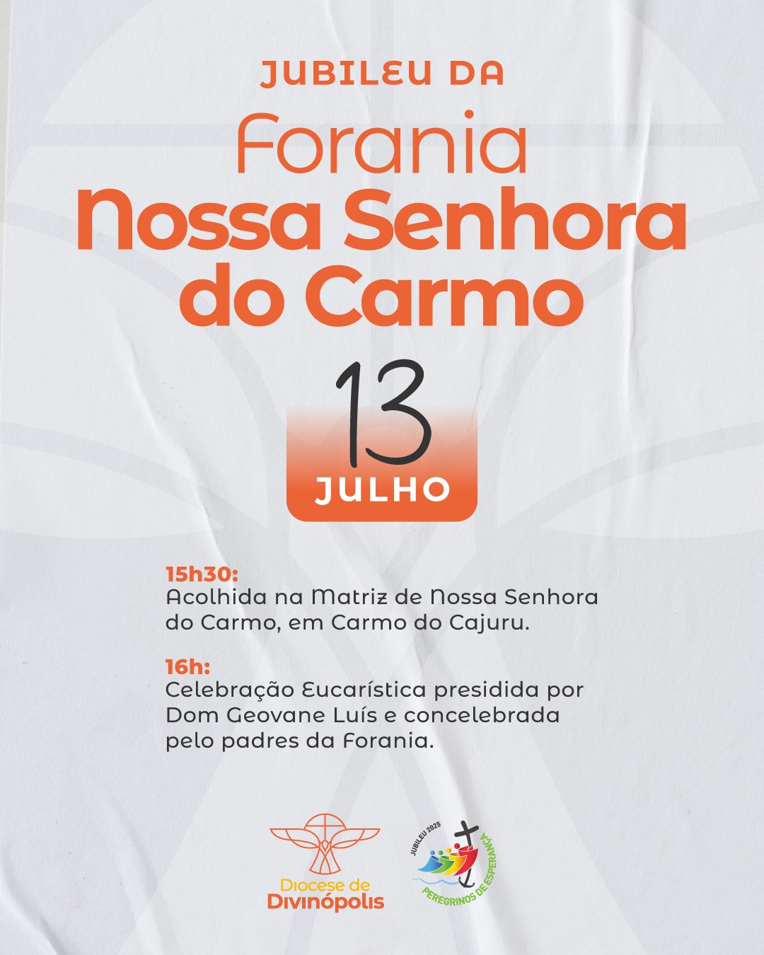 Foto de Missa Jubilar da Forania de Nossa Senhora do Carmo será no dia 13 de Julho em Carmo do Cajuru