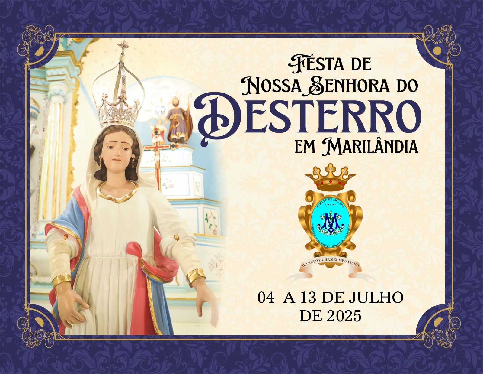 Foto de Marilândia celebra festa de Nossa Senhora do Desterro