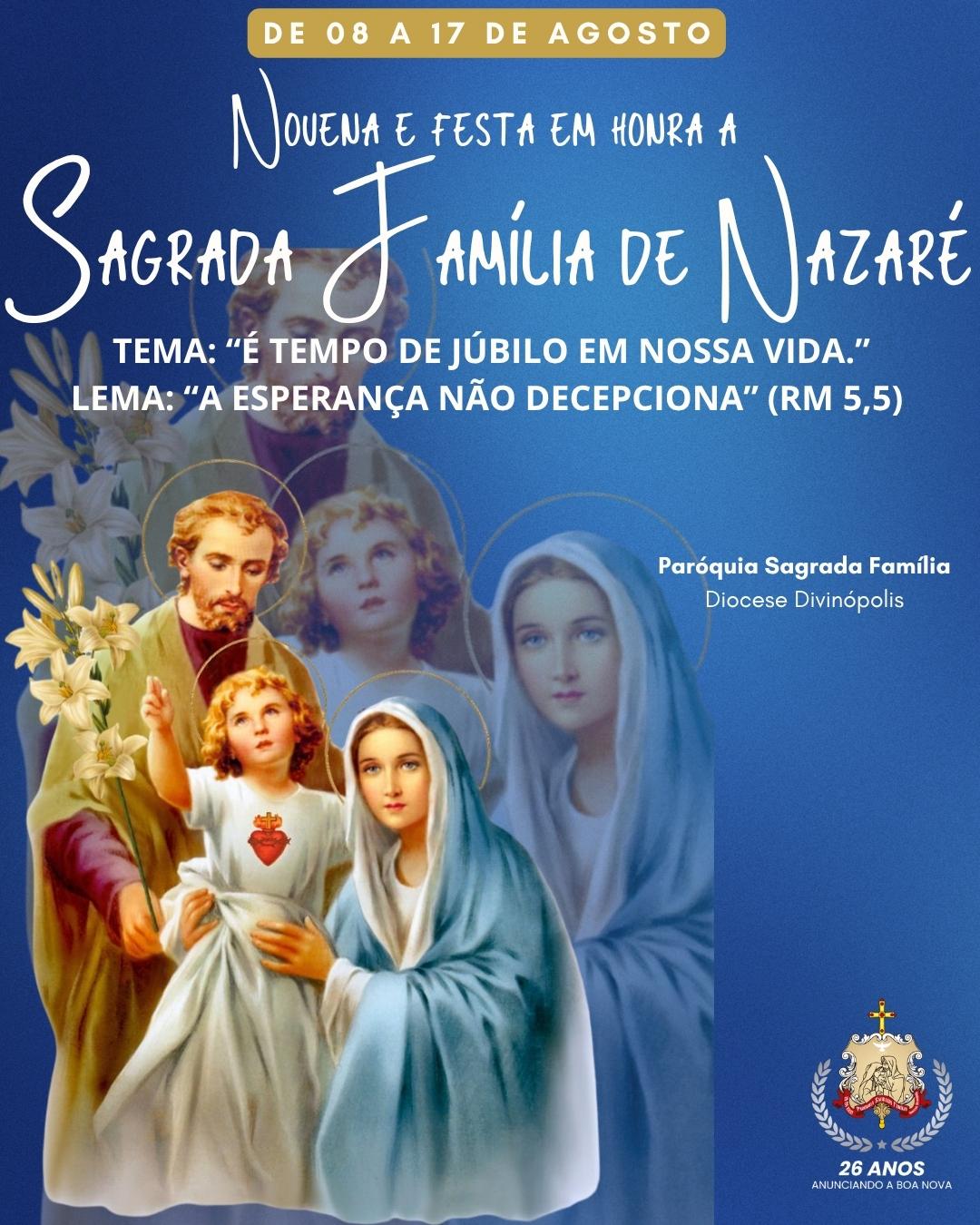 Foto de Novena em Honra a Sagrada Família começa na próxima semana em Divinópolis