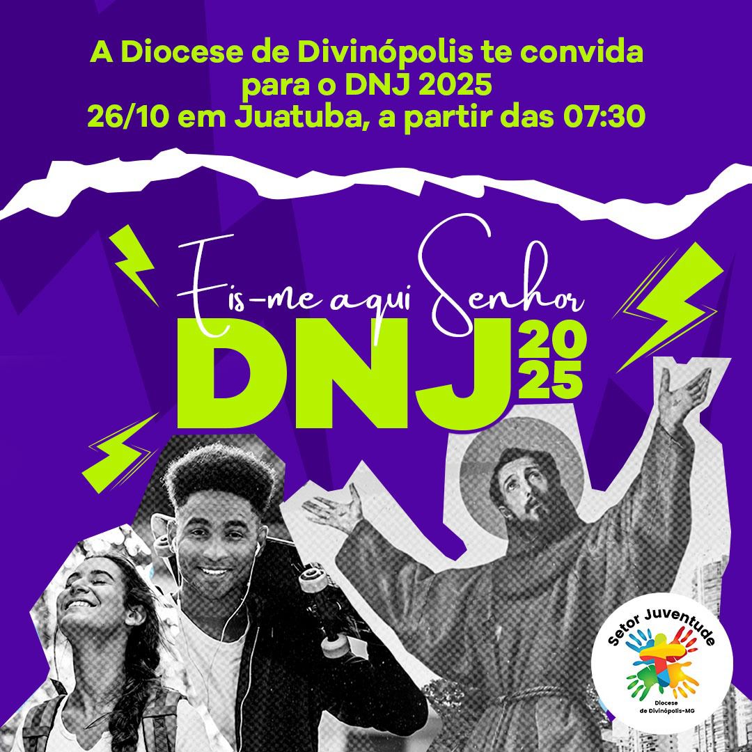Foto de Jubileu da Juventude será em Juatuba no mês de Outubro: Confira a programação
