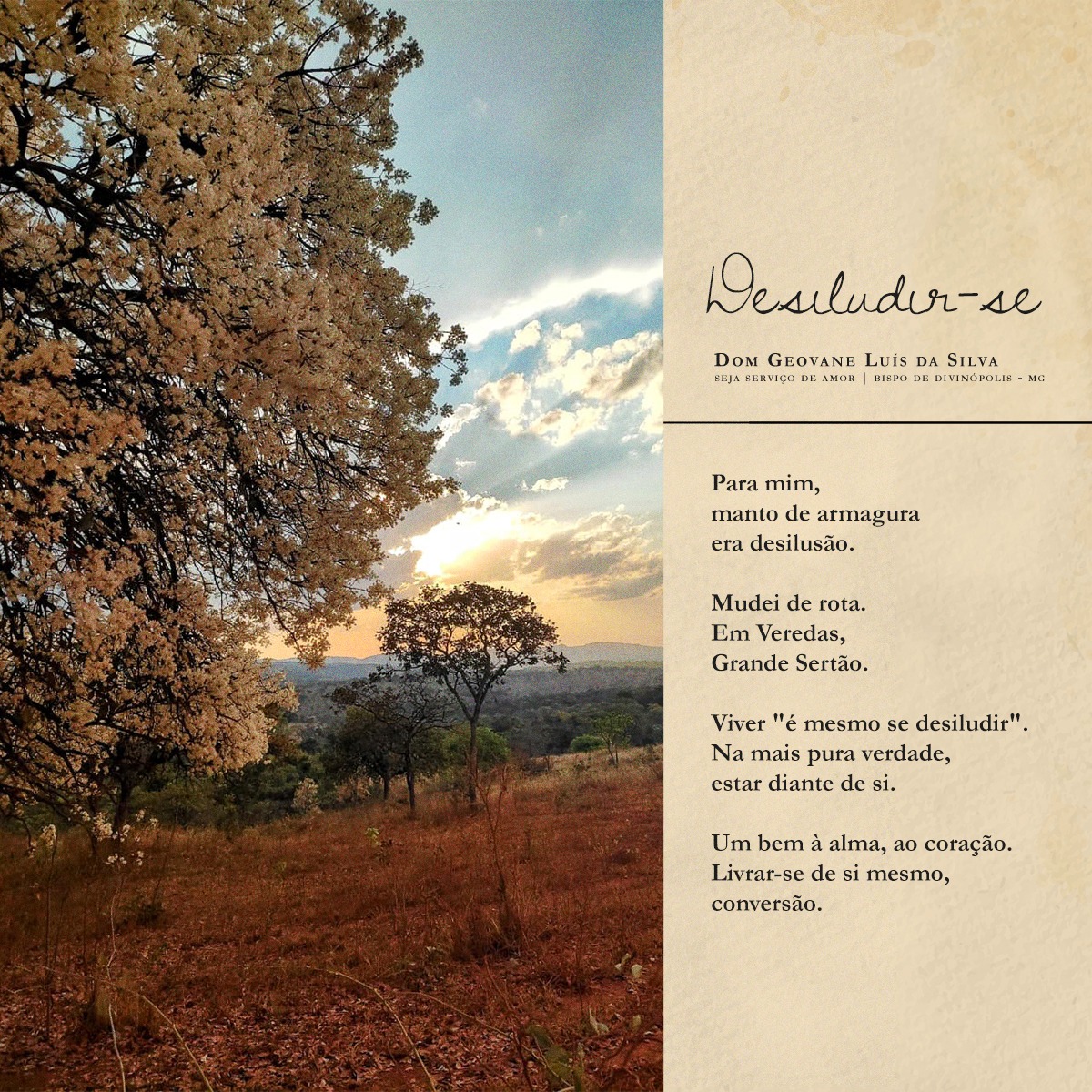 Foto de Desiludir-se | Dom Geovane Luís