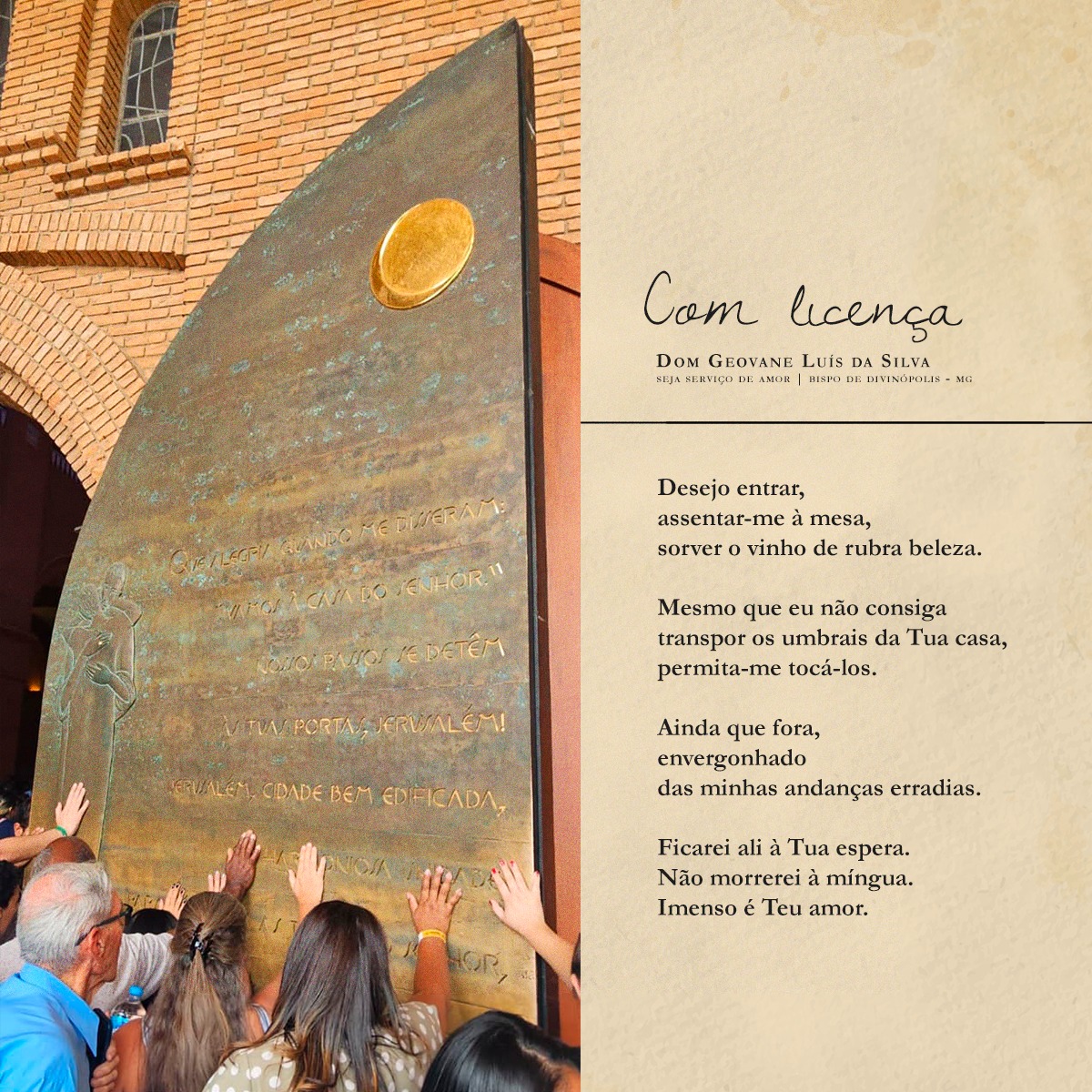 Foto de Com licença | Dom Geovane Luís