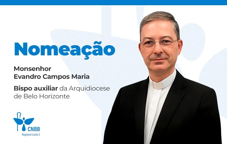 Foto de Papa Leão nomeia monsenhor Evandro Campos Maria como bispo auxiliar da Arquidiocese de Belo Horizonte