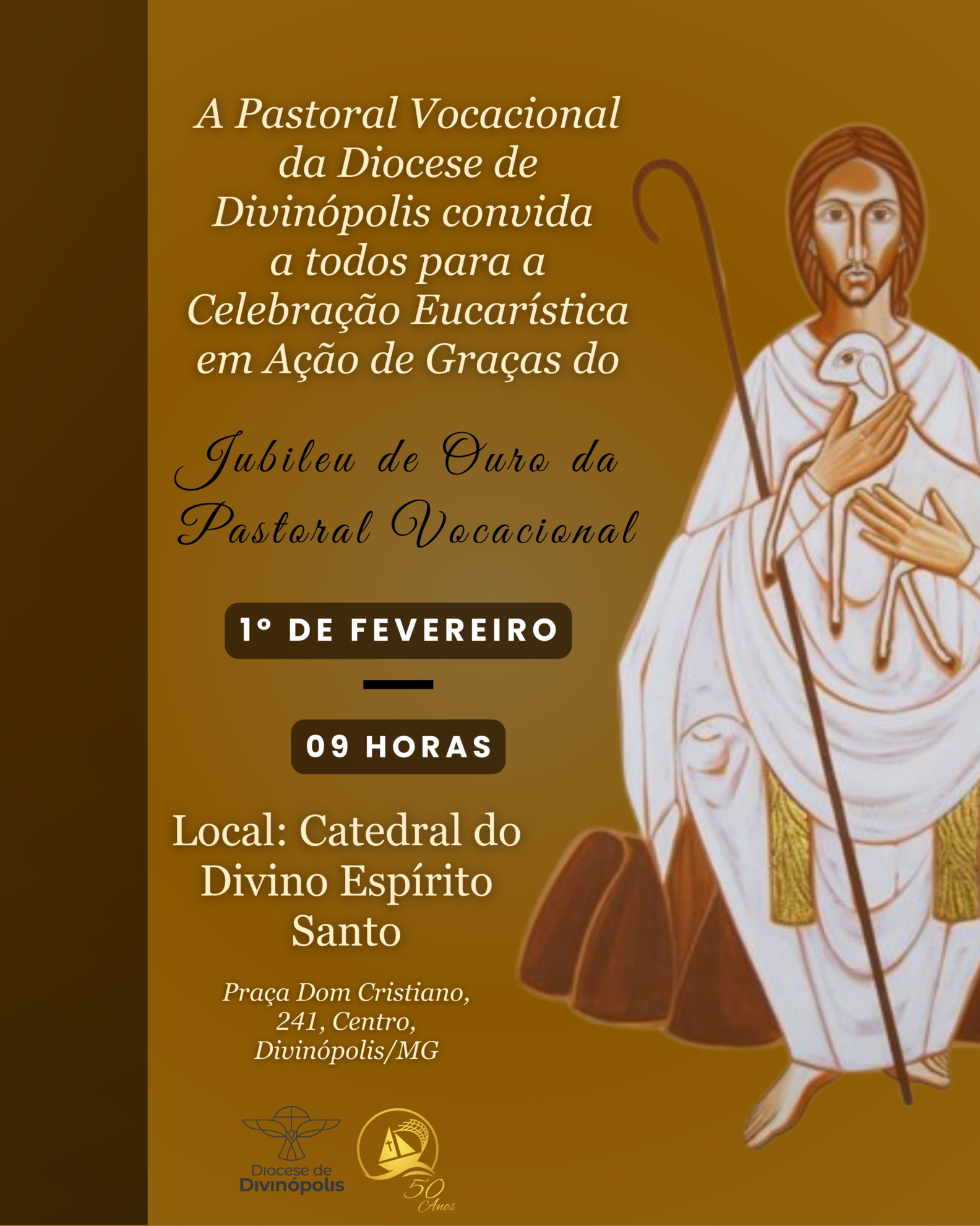 Foto de Jubileu de Ouro da Pastoral Vocacional será lembrado no dia 1º de fevereiro