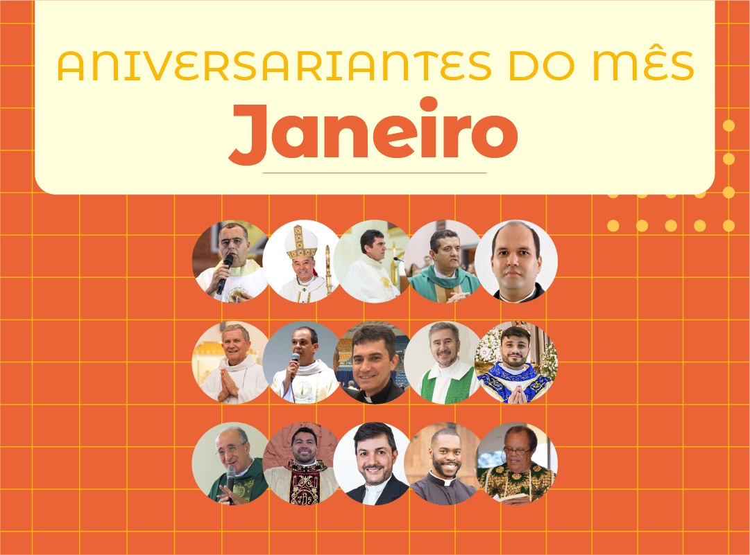 Foto de Padres da Diocese de Divinópolis que fazem aniversário em Janeiro