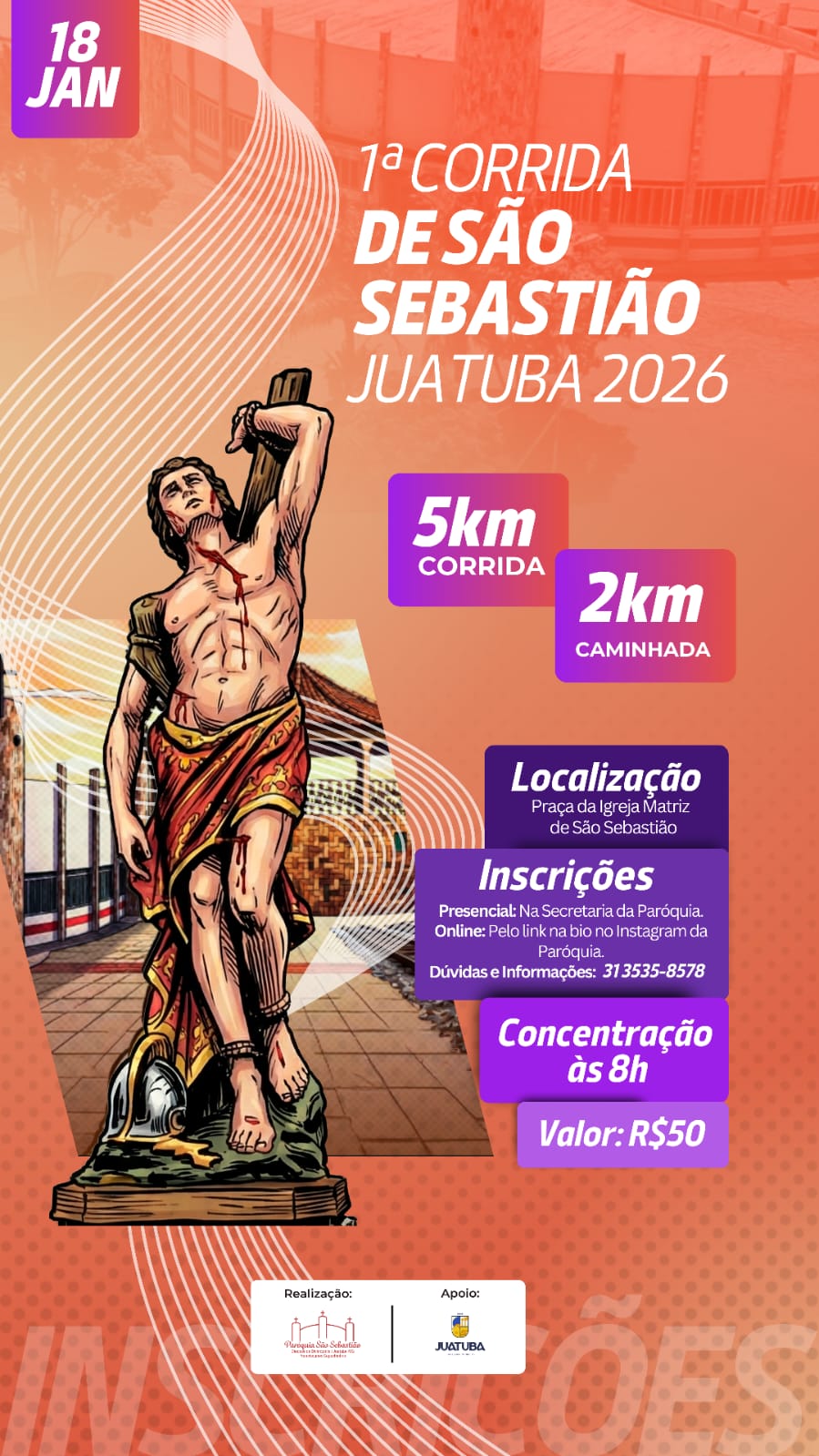 Foto de 1° Corrida de São Sebastião em Juatuba