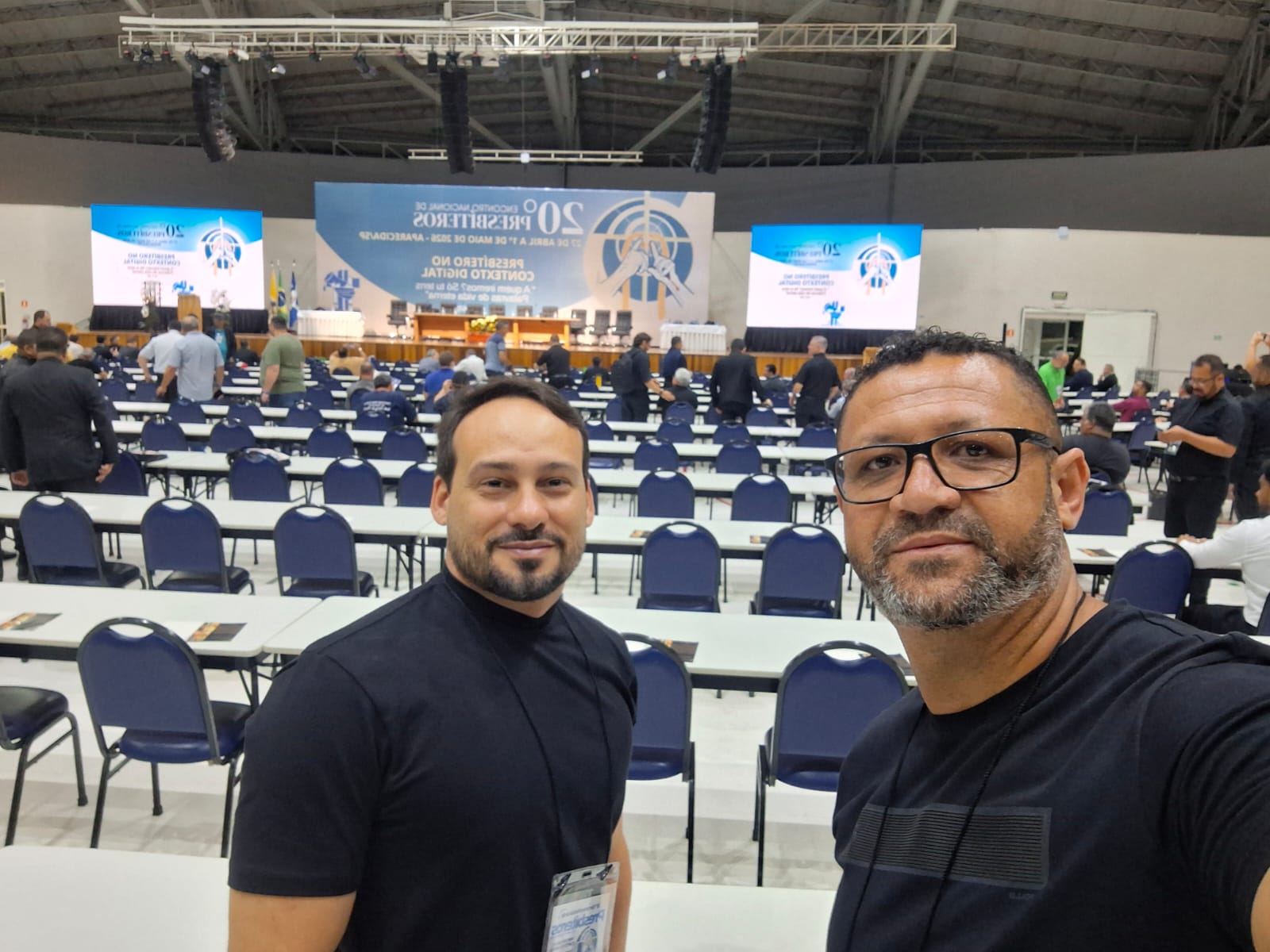Notícia: Padre Rodrigo Botelho e padre Breno Antônio marcam presença no encontro nacional dos presbíteros em Aparecida/SP