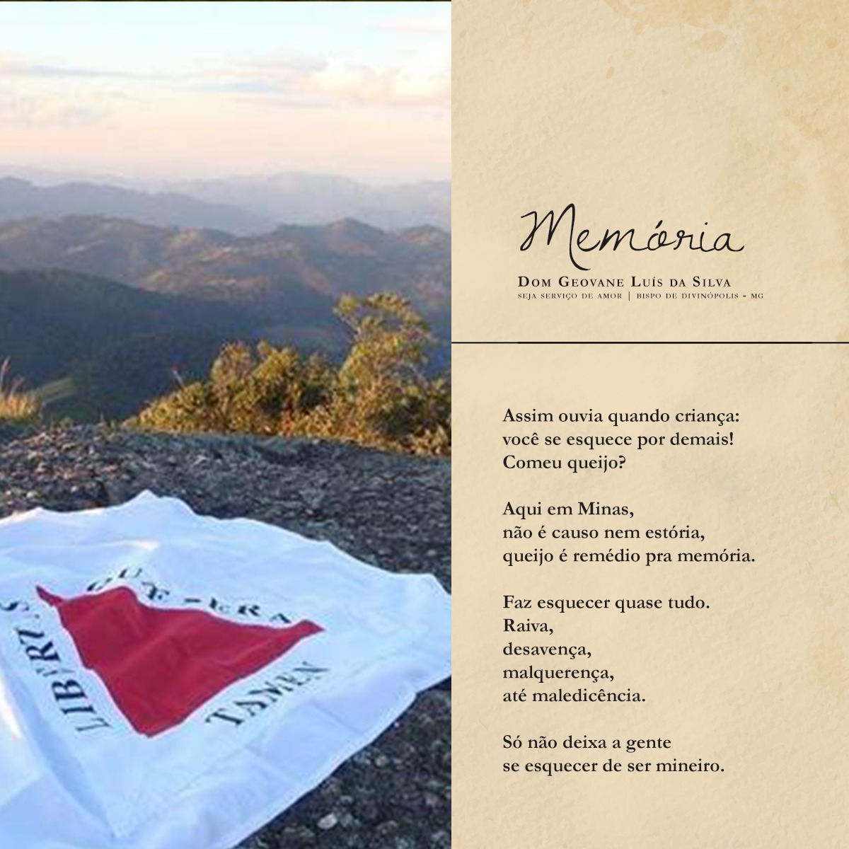 Foto de Memória | Dom Geovane Luís