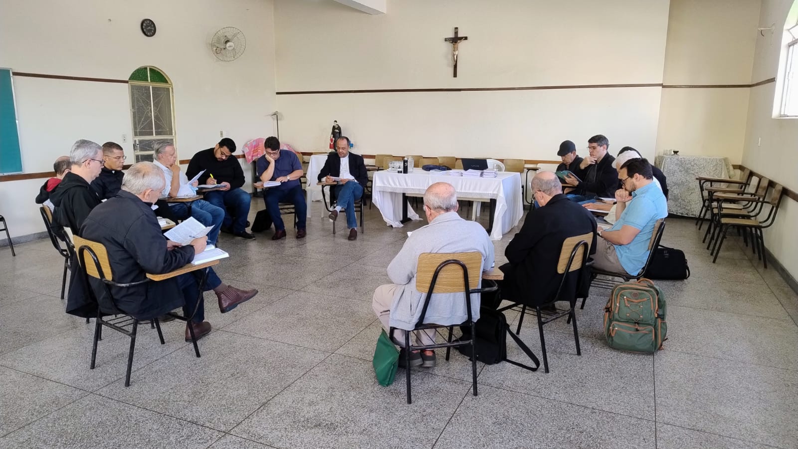 Notícia: Conselho Presbiteral se reúne com os padres da Forania Nossa Senhora do Carmo