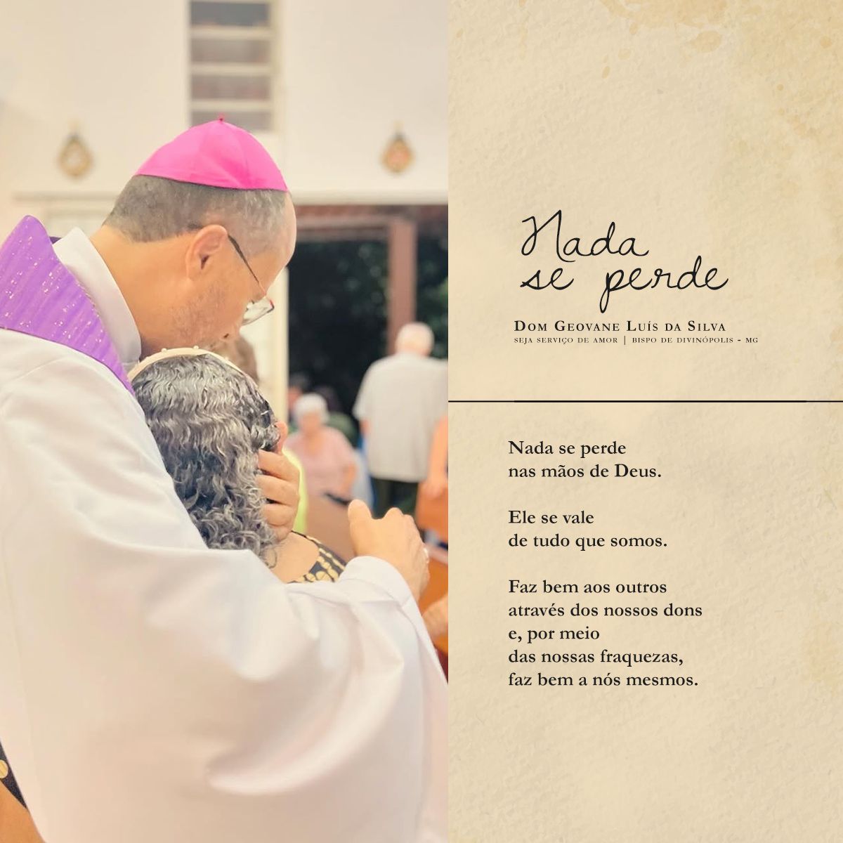 Foto de Nada se perde | Dom Geovane Luís