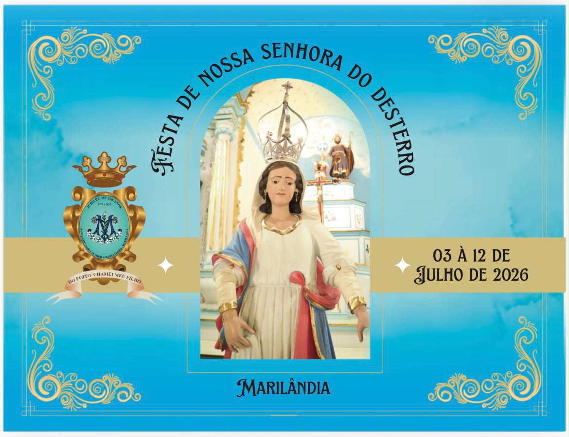 Notícia: Marilândia festeja Nossa Senhora do Desterro de 03 a 12 de julho