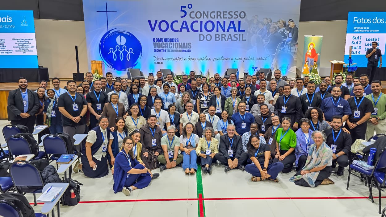Foto de Pastoral Vocacional da Diocese de Divinópolis marca presença no 5º Congresso Vocacional do Brasil em Aparecida (SP)