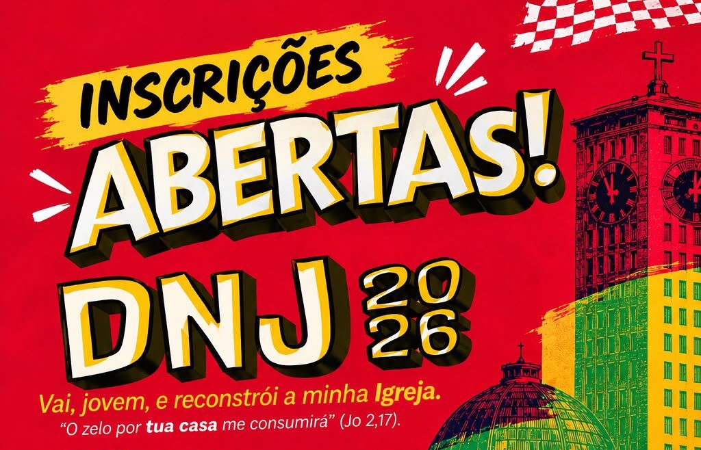 Foto de Faça aqui sua inscrição para o DNJ 2026: 18 de outubro em Pitangui