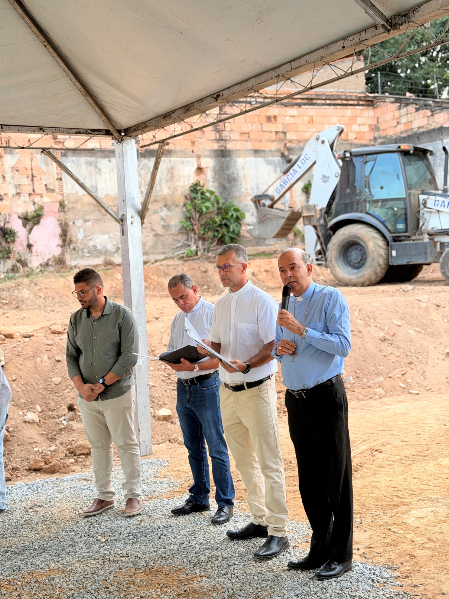 Notícia: Regional Leste 2 realiza cerimônia de lançamento da pedra fundamental de sua nova sede